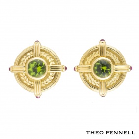 Theo Fennell Peridot and Ruby Earrings?